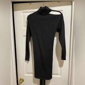 Gibson look turtleneck cold shoulder dress Sz Xs